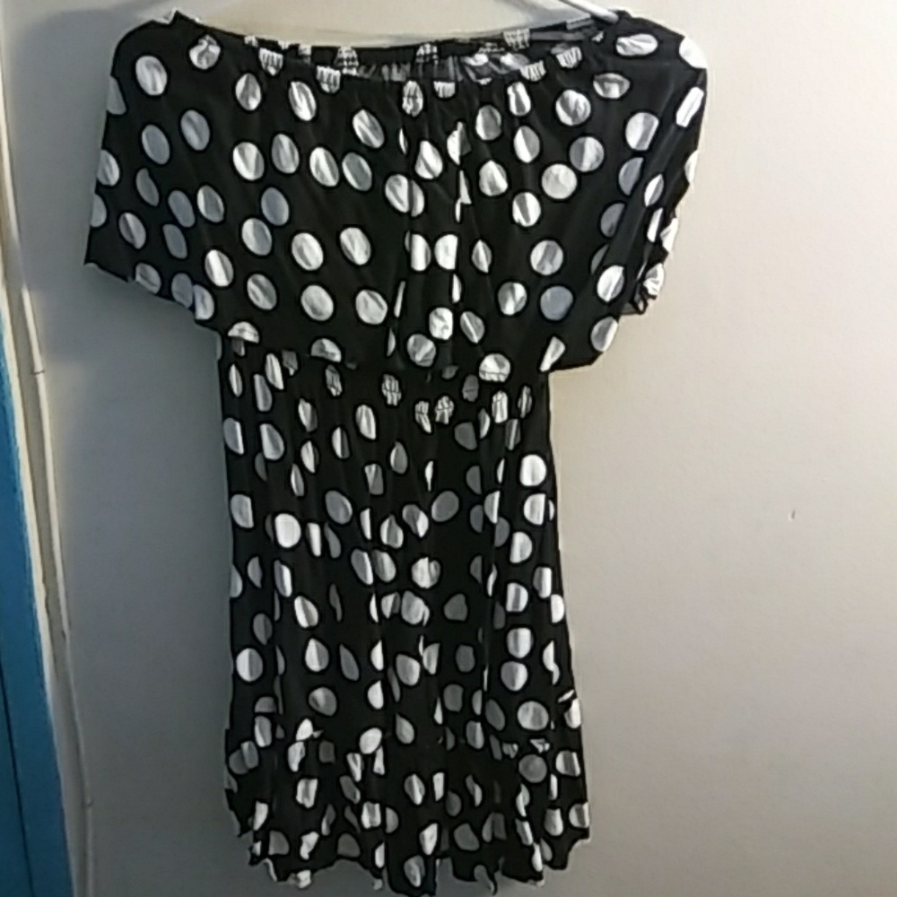 Xhilaration polka dot summer dress